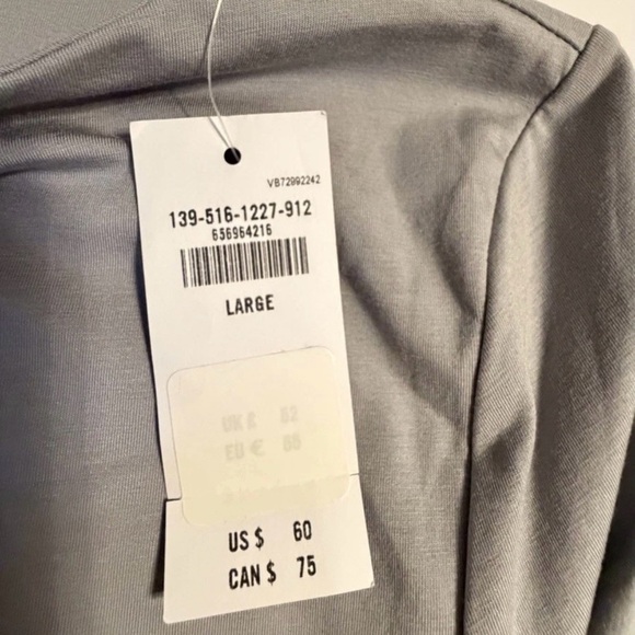 Abercrombie & Fitch Long Sleeve Bodysuit, Large , Modal -Blend NWT Sage Grn . - Picture 5 of 6